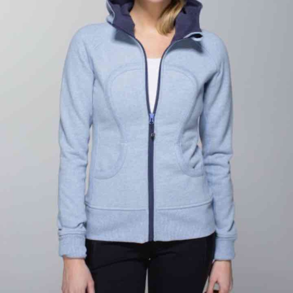 Lululemon Pale Blue Scuba Hoodie